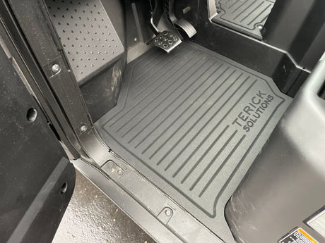 Photo of Kawasaki Ridge Crew Rubber Floor Mats by Terick Solutions - Premium UTV Rubber floor mats for UTVs / Side by Sides