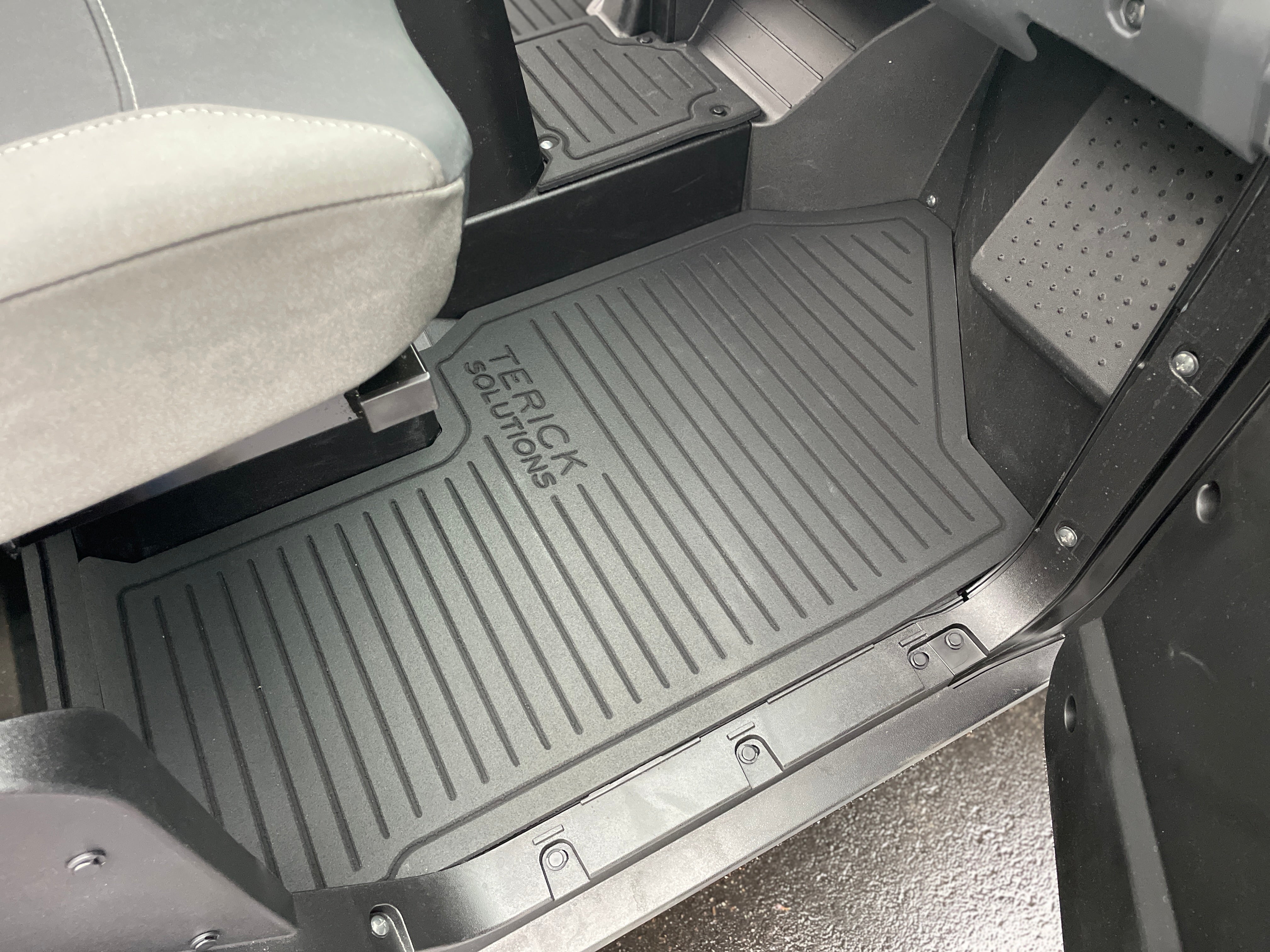 Photo of Kawasaki Ridge Crew Rubber Floor Mats by Terick Solutions - Premium UTV Rubber floor mats for UTVs / Side by Sides