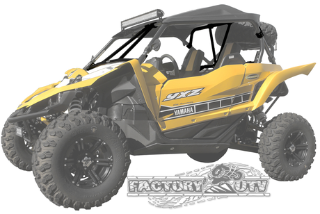 Photo of Yamaha YXZ 1000 Bolt-On Roll Cage Enhancement Bundle by Factory UTV - Premium Headache Bars for UTVs / Side by Sides