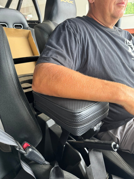 Photo of UTVMA RZR 800/900 Armrest with Bracket (2011-2014) by UTV Mountain Accessories - Premium Arm Rest for UTVs / Side by Sides