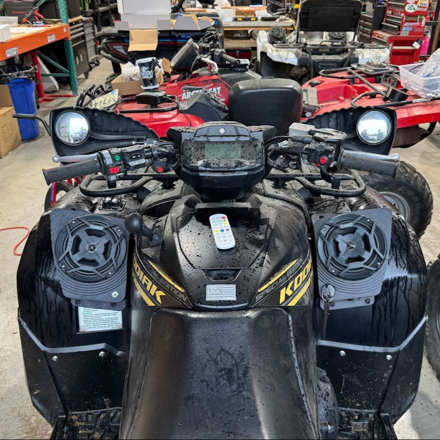 Photo of Yamaha Kodiak 700 (16–25) Bluetooth LED ATV Surround Sound System by Knight ATV - Premium Power Sports for UTVs / Side by Sides