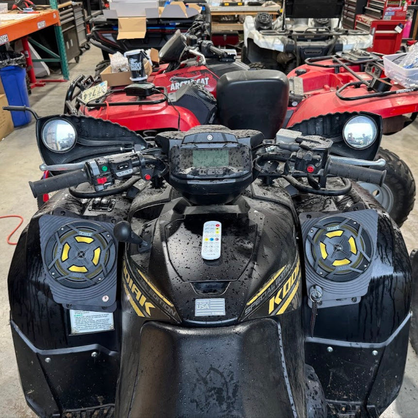 Photo of Yamaha Kodiak 700 (16–25) Bluetooth LED ATV Surround Sound System by Knight ATV - Premium Power Sports for UTVs / Side by Sides