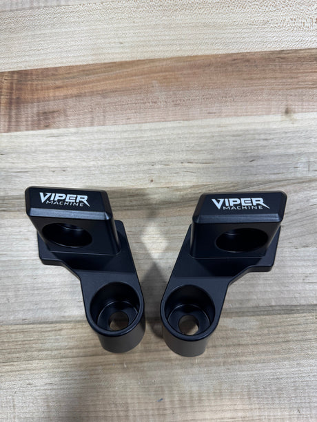 Photo of Polaris Xpedition Billet Whip Mounts / Pair by Viper Machine - Premium Mounts for UTVs / Side by Sides