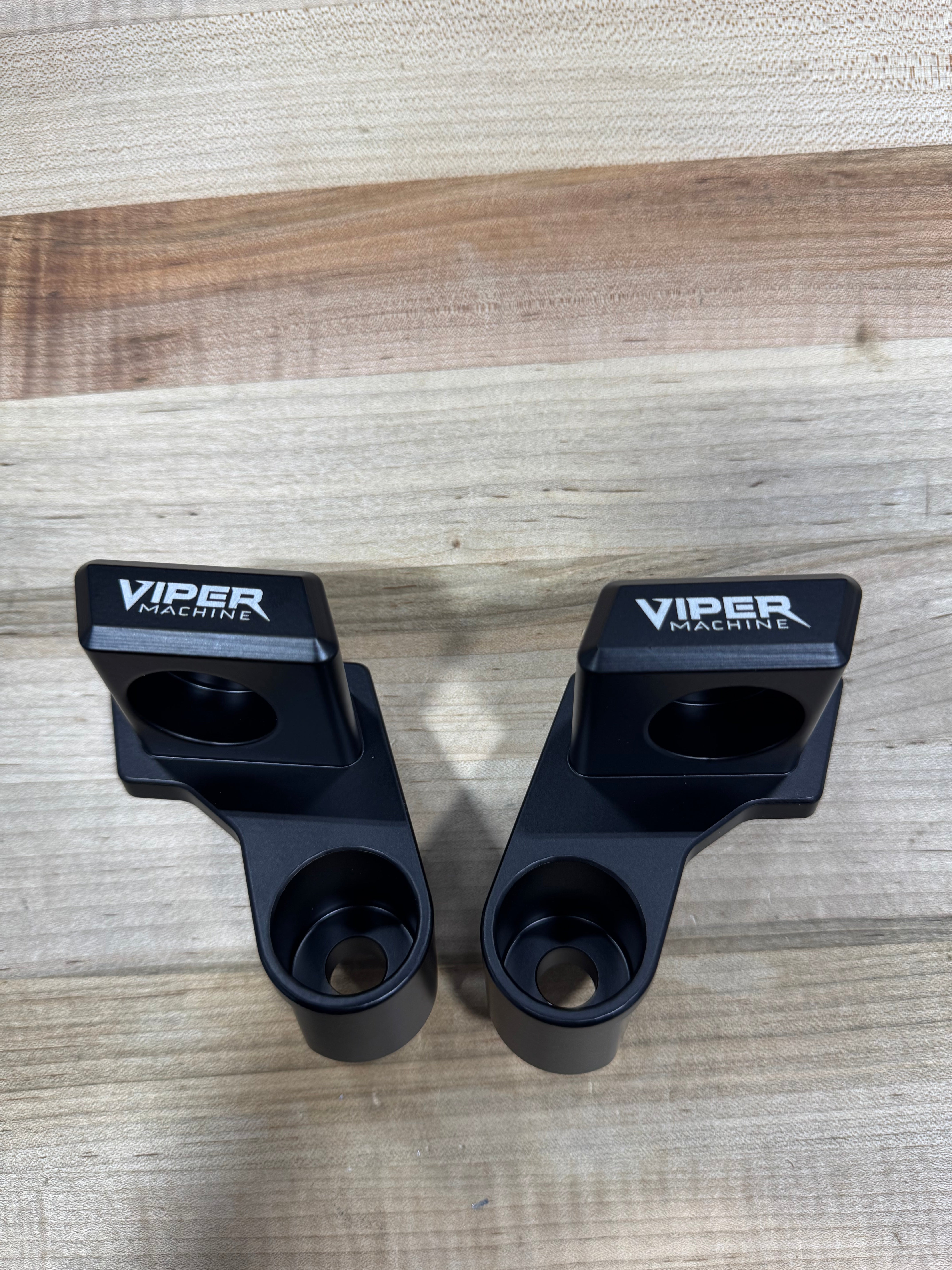 Photo of Polaris Xpedition Billet Whip Mounts / Pair by Viper Machine - Premium for UTVs / Side by Sides