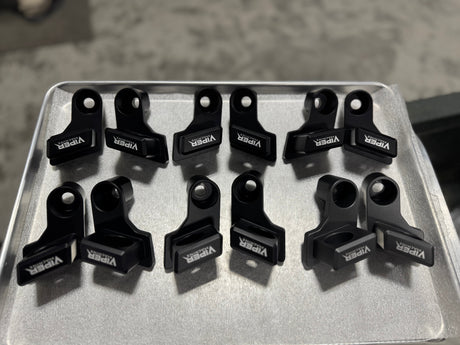 Photo of Polaris Xpedition Billet Whip Mounts / Pair by Viper Machine - Premium Mounts for UTVs / Side by Sides