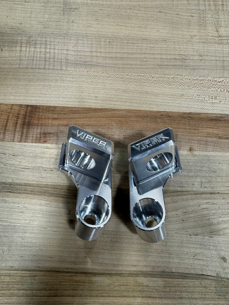 Photo of Polaris Xpedition Billet Whip Mounts / Pair by Viper Machine - Premium Mounts for UTVs / Side by Sides