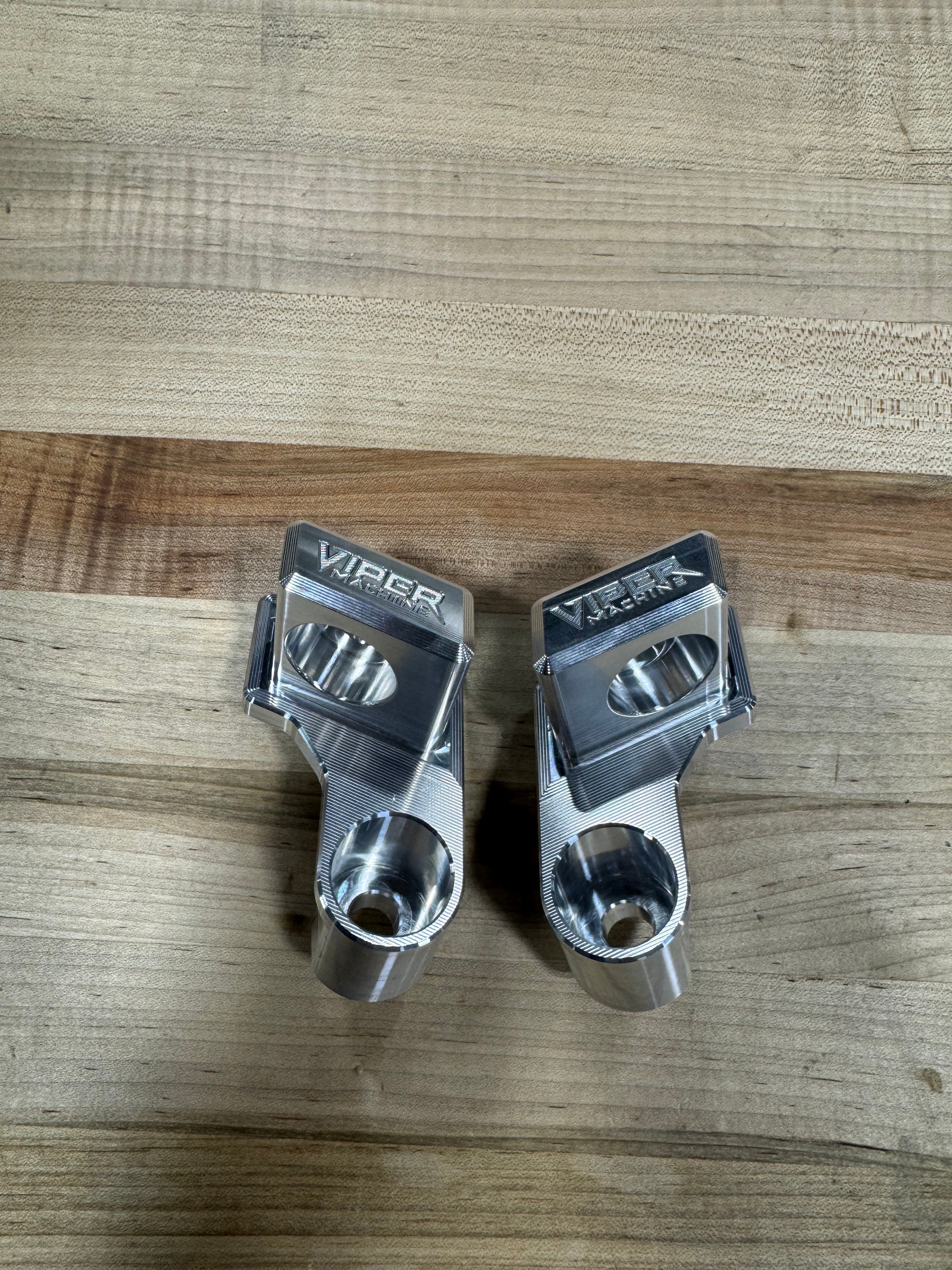 Photo of Polaris Xpedition Billet Whip Mounts / Pair by Viper Machine - Premium for UTVs / Side by Sides