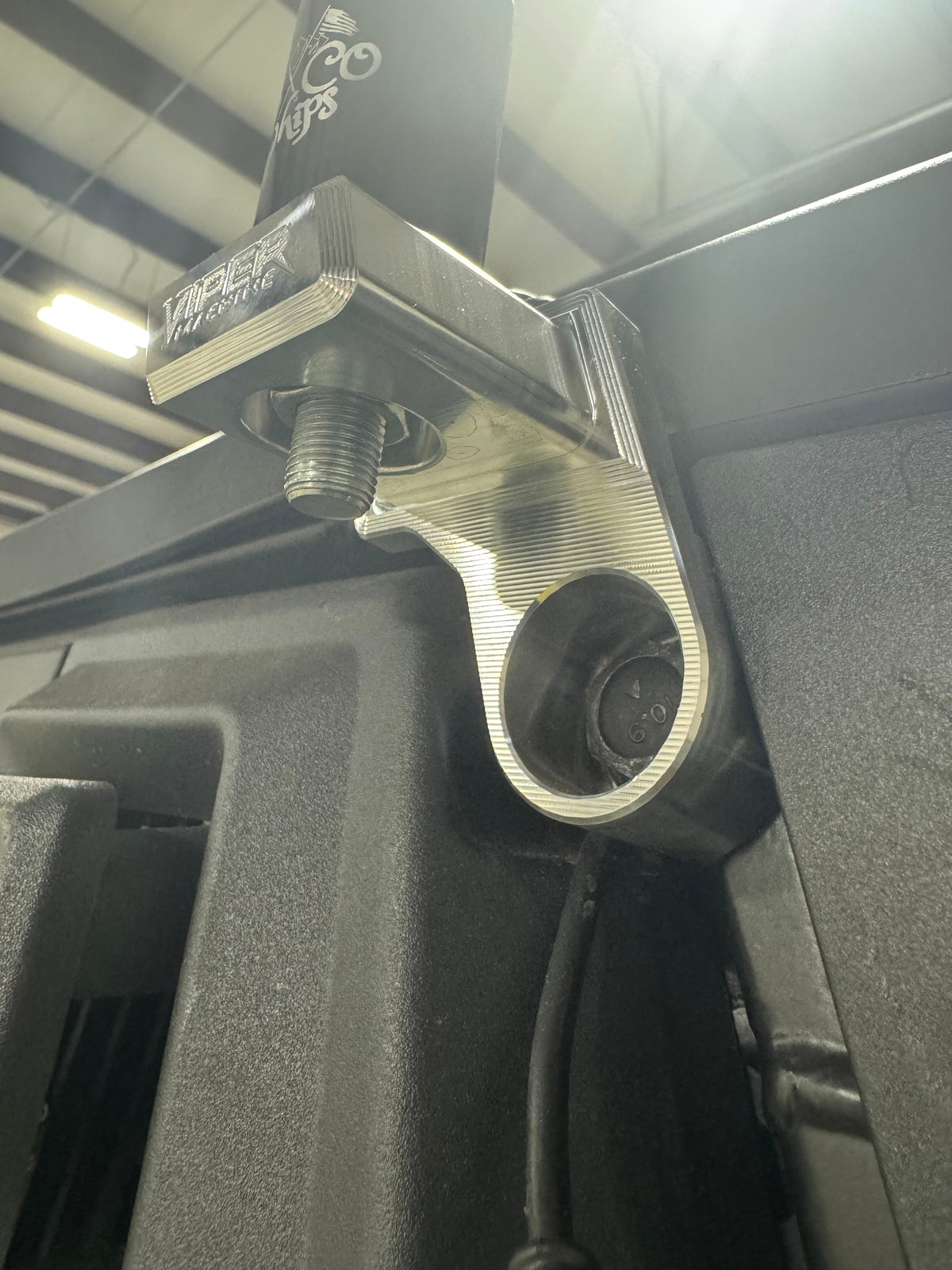 Photo of Polaris Xpedition Billet Whip Mounts / Pair by Viper Machine - Premium for UTVs / Side by Sides