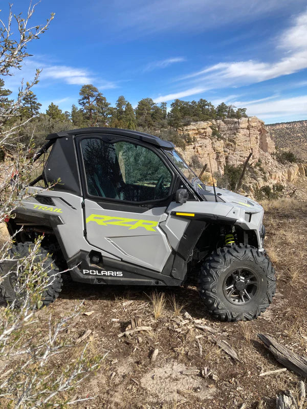 Photo of Polaris RZR 900/1000 Trail Cab Enclosure "THE VAULT" Upper Side Doors & Panels (Patent Pending)(2021+) by Dirt Warrior Accessories - Premium Cab Enclosures for UTVs / Side by Sides