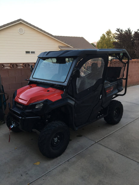 Photo of HONDA PIONEER 1000 FRONT WINDSHIELD 2016+ by Dirt Warrior Accessories - Premium Windshields for UTVs / Side by Sides