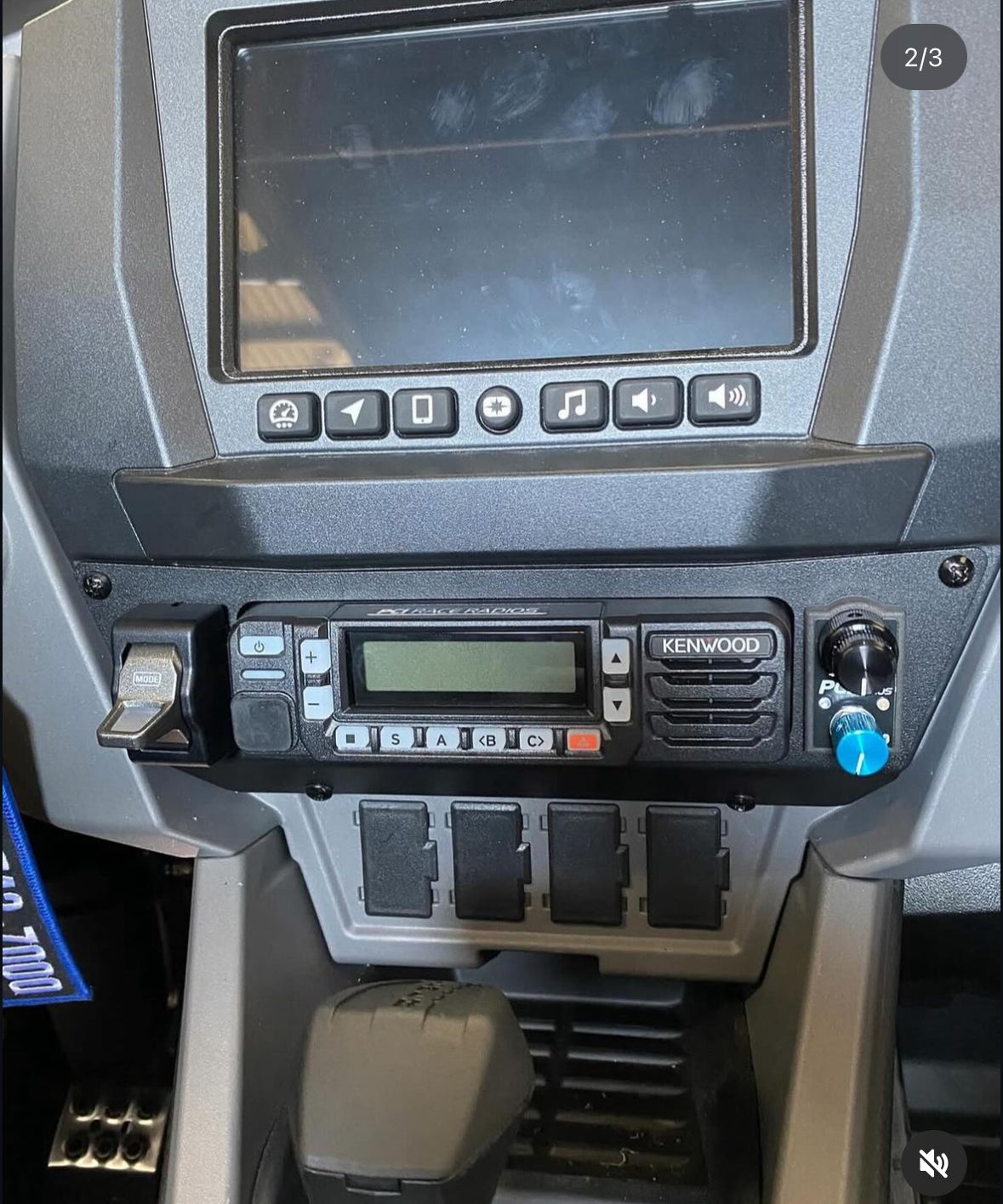 Photo of SFM Polaris Pro/25 Single Deck Mount by StayFlush Motorsports - Premium Polaris for UTVs / Side by Sides