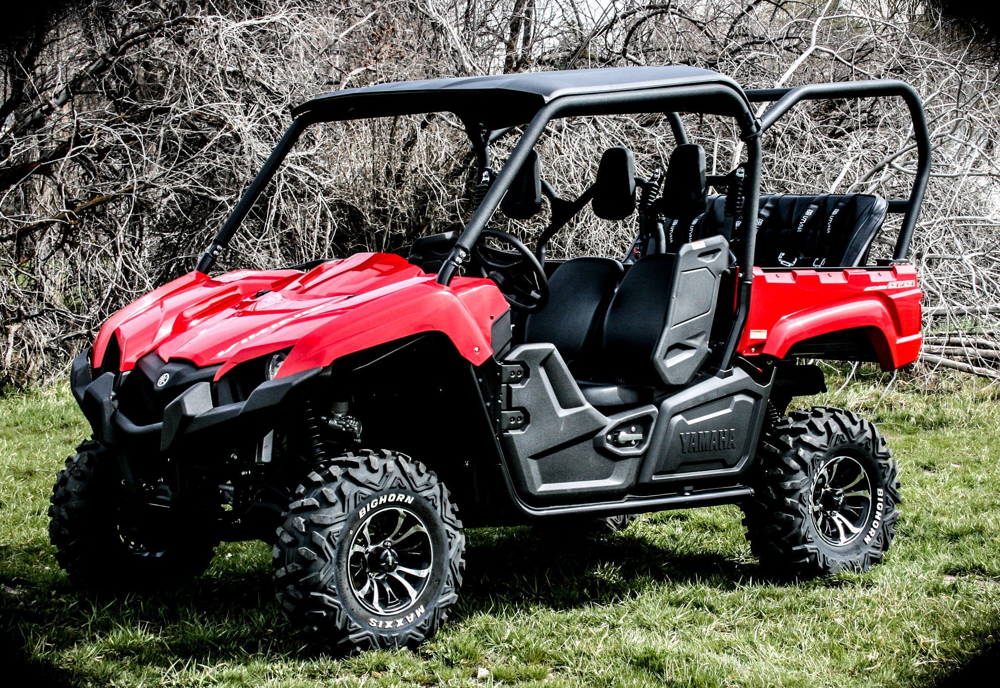 Photo of Yamaha Viking Side-By-Side Backseat and Roll Cage Kit (2014-2024) by UTV Mountain Accessories - Premium Roll Cages for UTVs / Side by Sides