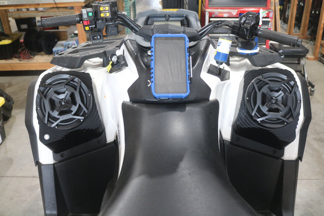 Photo of Can Am Outlander (12–25) 8" Bluetooth LED ATV Sound System by Knight ATV - Premium Power Sports for UTVs / Side by Sides