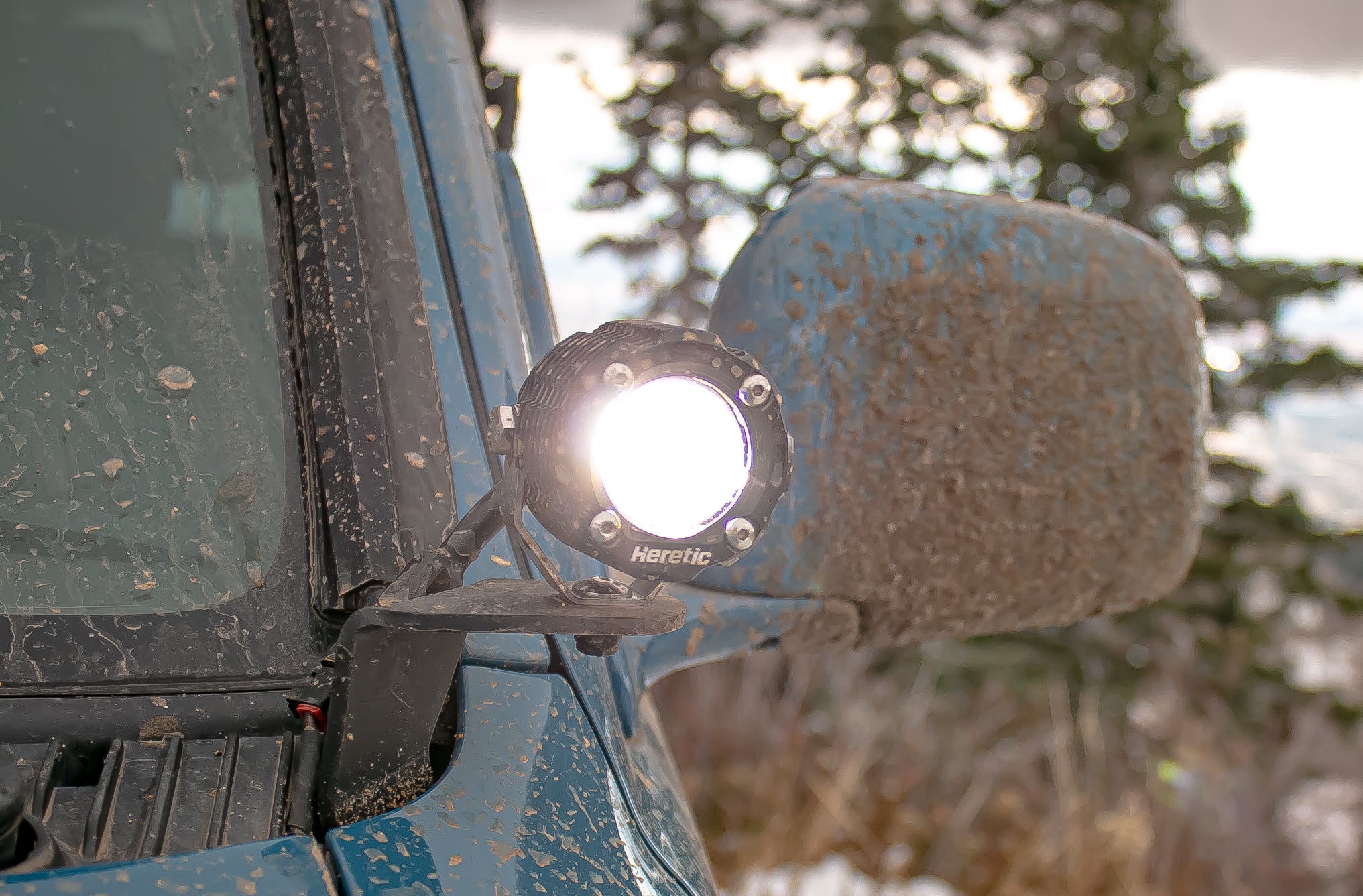 Photo of BA-1R LED Pod Light by Heretic Studio Dealer Portal - Premium Light Bar for UTVs / Side by Sides