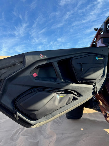 Can-Am Maverick R Front Door Bags - Water & Dust Resistant Storage (2024+)