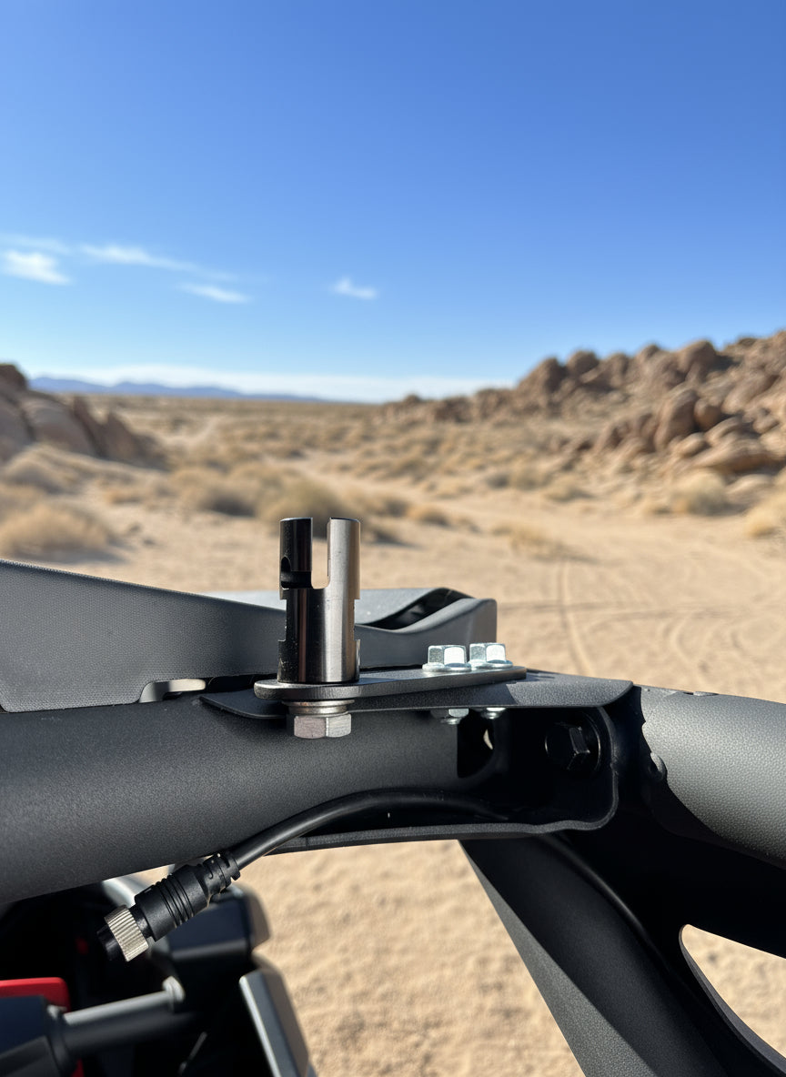 Photo of Can-Am Maverick R Whip Mounts *SHIPPING INCLUDED* by Factory UTV - Premium Whip Mounts for UTVs / Side by Sides