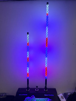 Photo of 3' Spiral Wound LED Whip (Bluetooth) by Boat Whipz - Premium for UTVs / Side by Sides