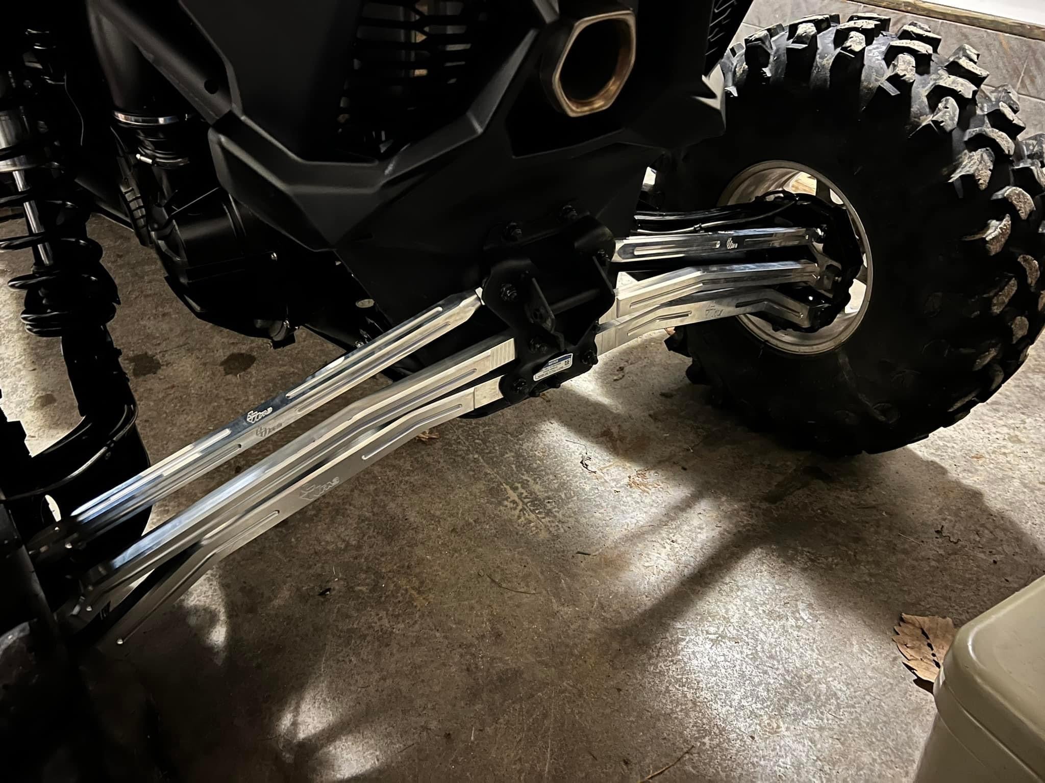 Photo of Adjustable Can-Am Radius Rods- 72" by L&W Fab - Premium Radius Rods & Plates for UTVs / Side by Sides