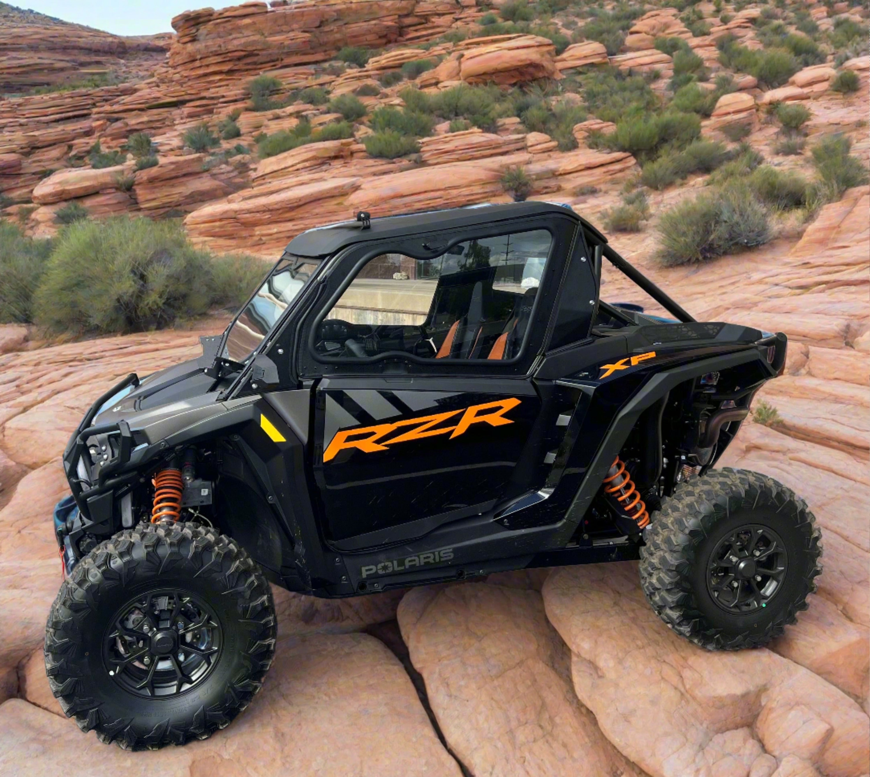 Photo of POLARIS RZR 1000XP/TURBO 2-SEAT Cab Enclosure "THE VAULT" 2024+ Upper Side Doors & Panels (Patent Pending) by Dirt Warrior Accessories - Premium VAULT for UTVs / Side by Sides