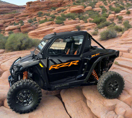 Photo of POLARIS RZR 1000XP/TURBO 2-SEAT Cab Enclosure "THE VAULT" 2024+ Upper Side Doors & Panels (Patent Pending) by Dirt Warrior Accessories - Premium VAULT for UTVs / Side by Sides