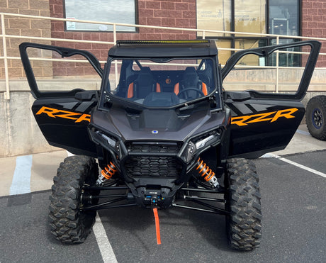 Photo of POLARIS RZR 1000XP/TURBO 2-SEAT Cab Enclosure "THE VAULT" 2024+ Upper Side Doors & Panels (Patent Pending) by Dirt Warrior Accessories - Premium VAULT for UTVs / Side by Sides