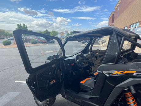 Photo of POLARIS RZR 1000XP/TURBO 2-SEAT Cab Enclosure "THE VAULT" 2024+ Upper Side Doors & Panels (Patent Pending) by Dirt Warrior Accessories - Premium VAULT for UTVs / Side by Sides