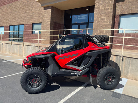 Photo of POLARIS RZR PRO XP / Turbo R 2-SEAT Cab Enclosure 2019-24 "THE VAULT" Upper Side Doors & Panels (Patent Pending) by Dirt Warrior Accessories - Premium VAULT for UTVs / Side by Sides