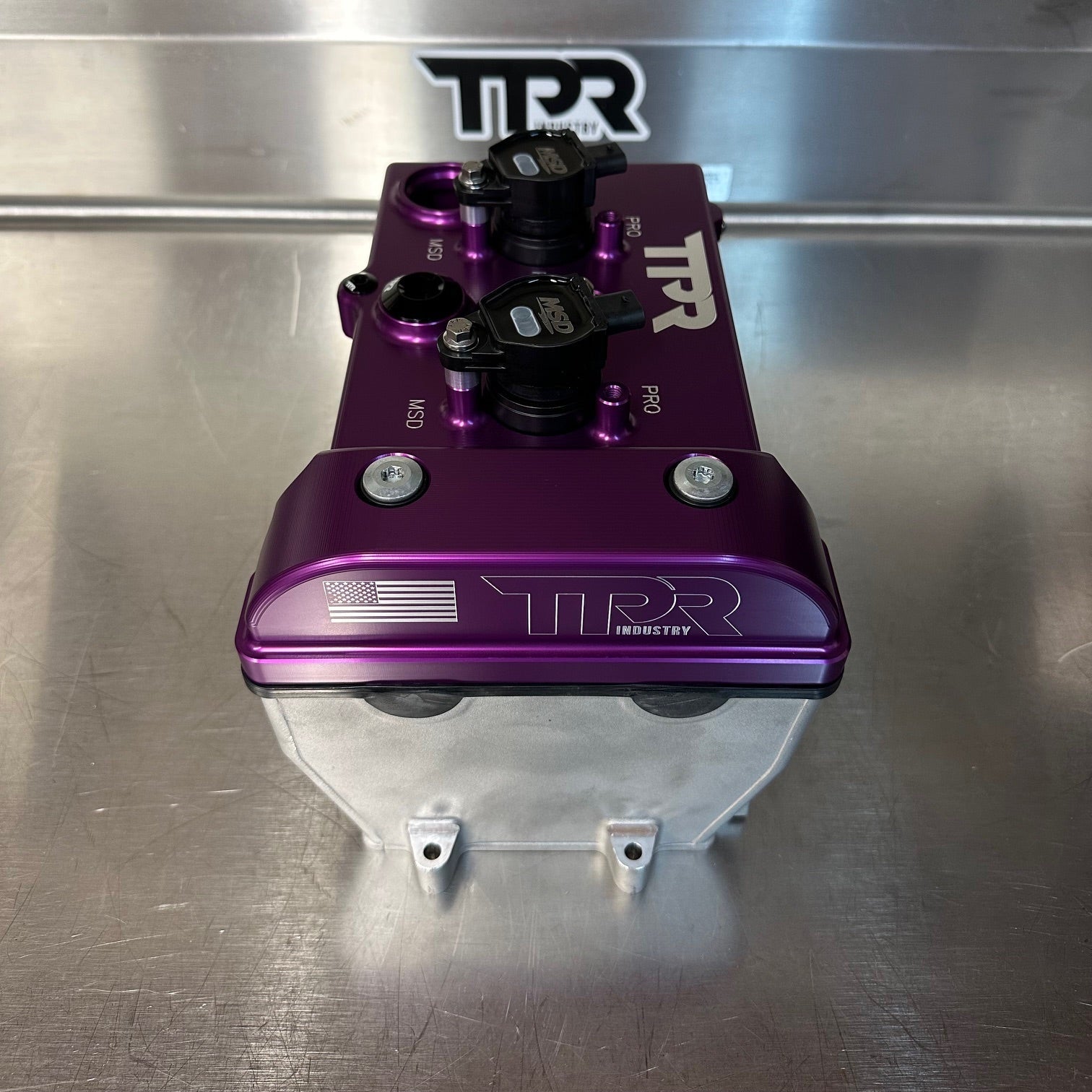 Photo of TPR016 - PURPLE Billet Valve Cover - Turbo R / Pro XP by TPR Industry - Premium for UTVs / Side by Sides