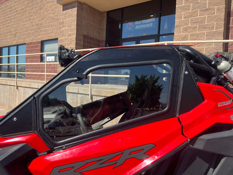Photo of POLARIS RZR PRO XP / Turbo R 2-SEAT Cab Enclosure 2019-24 "THE VAULT" Upper Side Doors & Panels (Patent Pending) by Dirt Warrior Accessories - Premium VAULT for UTVs / Side by Sides