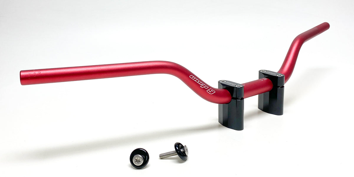 Warp 9 Racing 1-1/8" Tapped Handlebars - CR High Bend