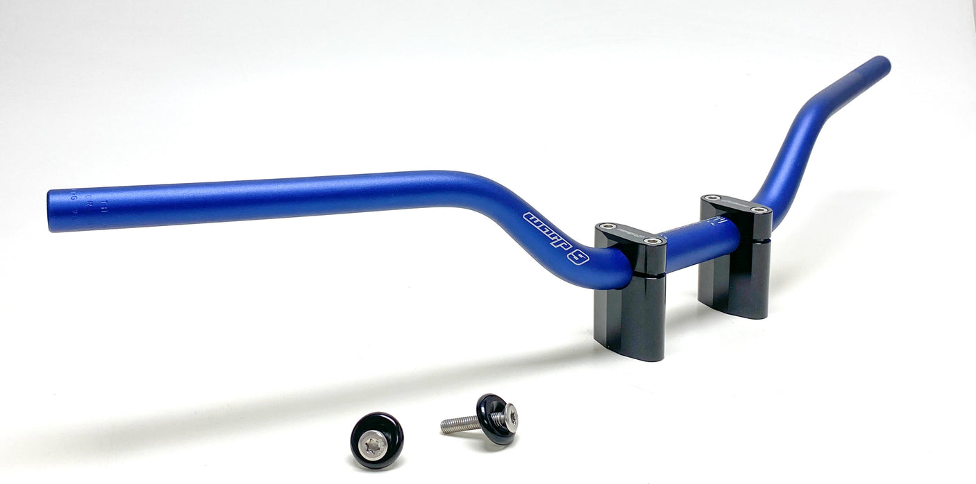 Warp 9 Racing 1-1/8" Tapped Handlebars - CR High Bend