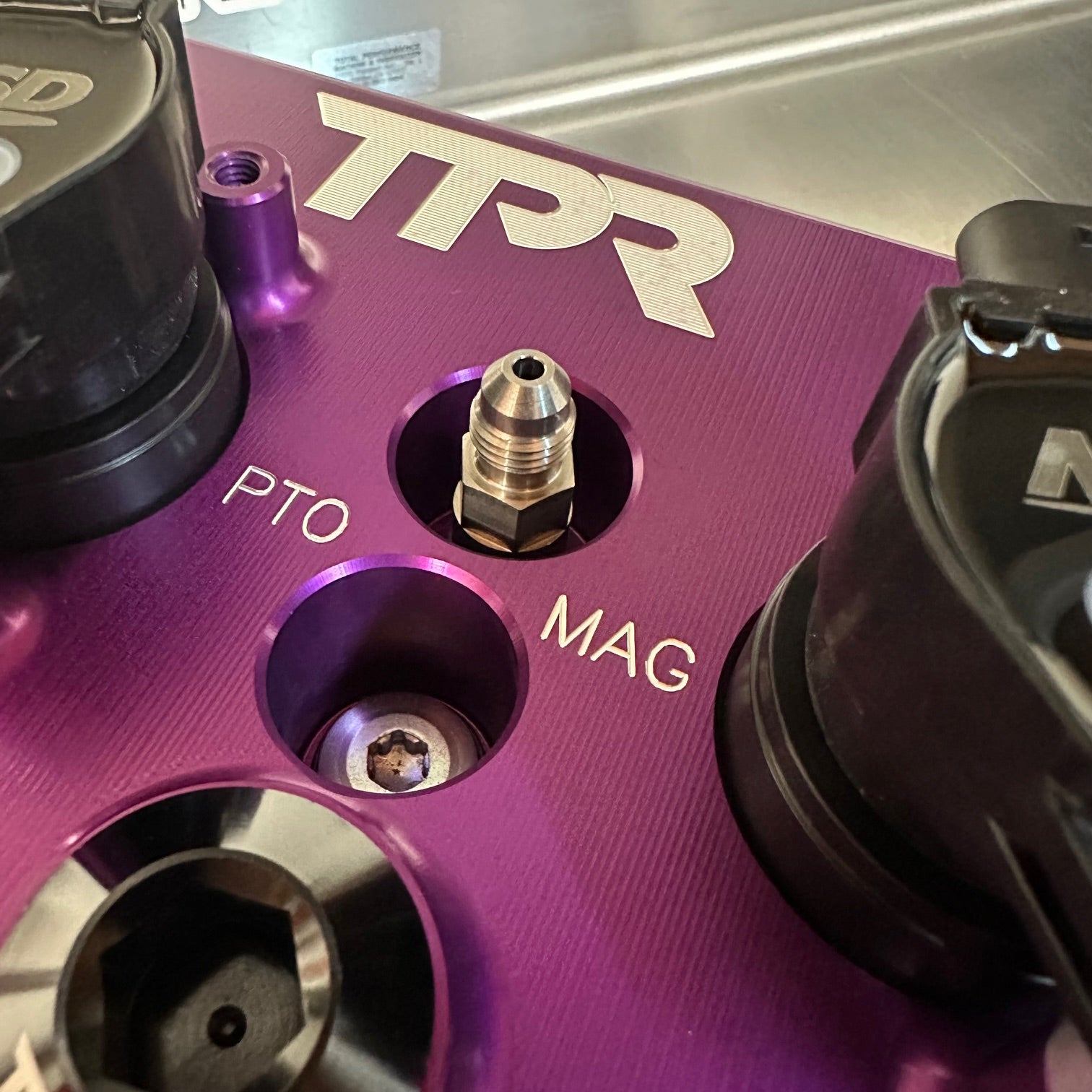 Photo of TPR016 - PURPLE Billet Valve Cover - Turbo R / Pro XP by TPR Industry - Premium for UTVs / Side by Sides