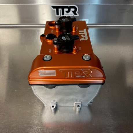Photo of TPR016 - ORANGE Billet Valve Cover - Turbo R / Pro XP by TPR Industry - Premium for UTVs / Side by Sides