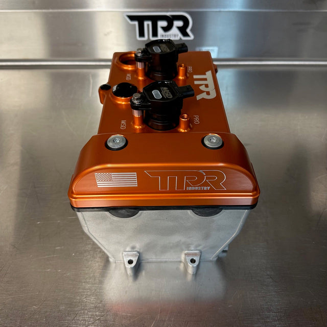 Photo of TPR016 - ORANGE Billet Valve Cover - Turbo R / Pro XP by TPR Industry - Premium for UTVs / Side by Sides