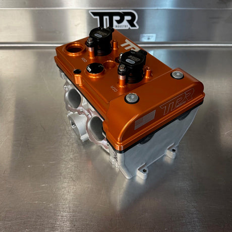 Photo of TPR016 - ORANGE Billet Valve Cover - Turbo R / Pro XP by TPR Industry - Premium for UTVs / Side by Sides