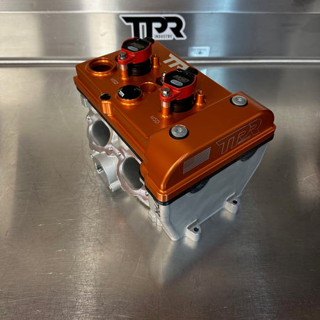 Photo of TPR016 - ORANGE Billet Valve Cover - Turbo R / Pro XP by TPR Industry - Premium for UTVs / Side by Sides