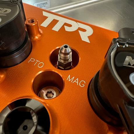 Photo of TPR016 - ORANGE Billet Valve Cover - Turbo R / Pro XP by TPR Industry - Premium for UTVs / Side by Sides