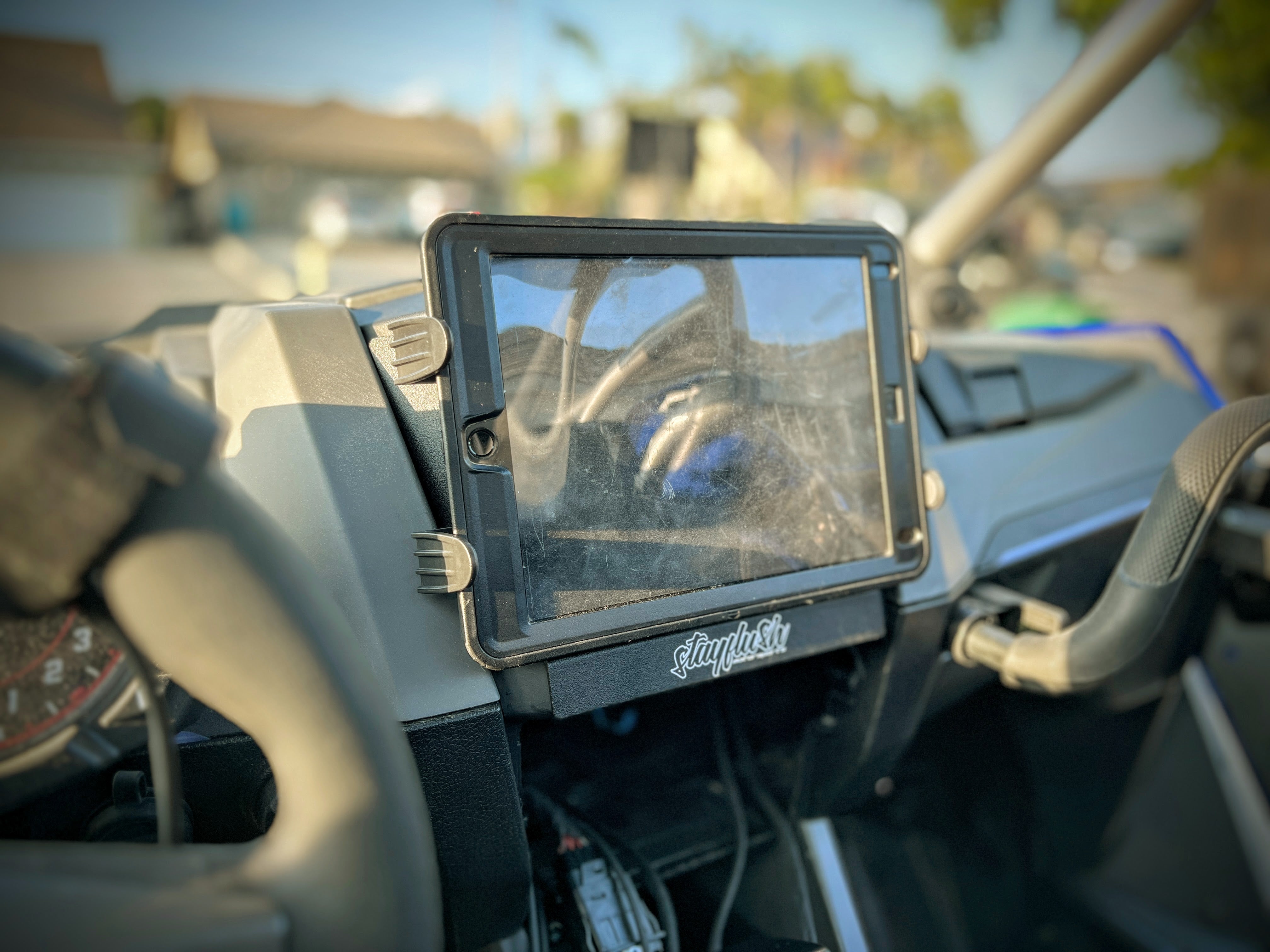 Photo of SFM ProR/XP 25 Universal Tablet Mount by StayFlush Motorsports - Premium for UTVs / Side by Sides