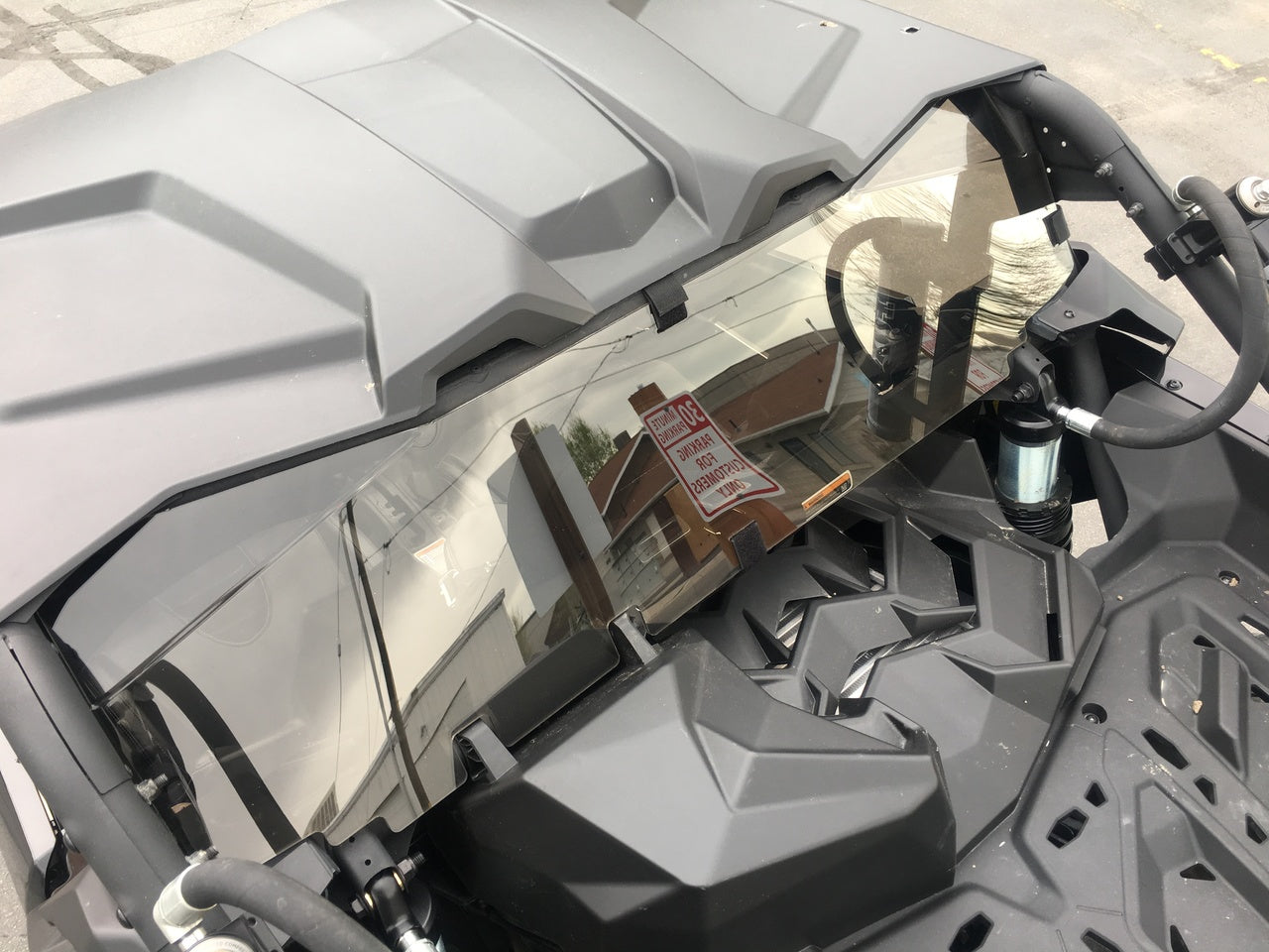 Photo of CAN-AM Maverick X3 Tinted Polycarbonate Rear Window by Moto Armor - Premium for UTVs / Side by Sides