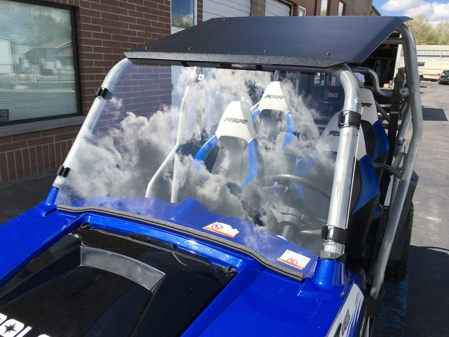 Photo of Full Polycarbonate Windshield with Quick Straps for RZR 570, 800, XP900 (upgrade options) by UTVZILLA - Premium for UTVs / Side by Sides