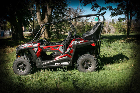 Photo of RZR 900 Back Seat and Roll Cage (2015-2020) by UTV Mountain Accessories - Premium Backseat and Roll Cage for UTVs / Side by Sides