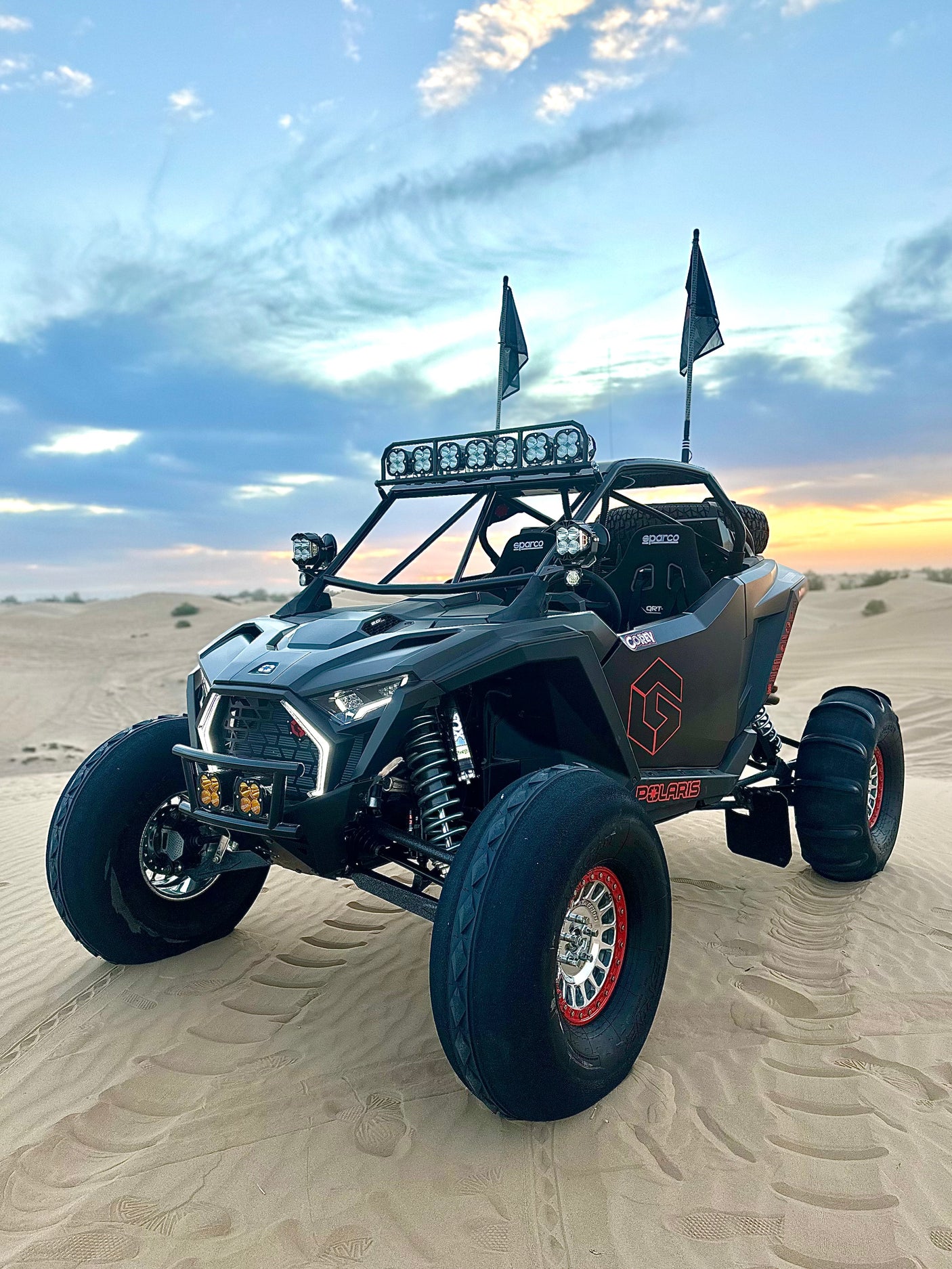 POLARIS RZR TURBO R & PRO R DOUBLE ROW BUMPER