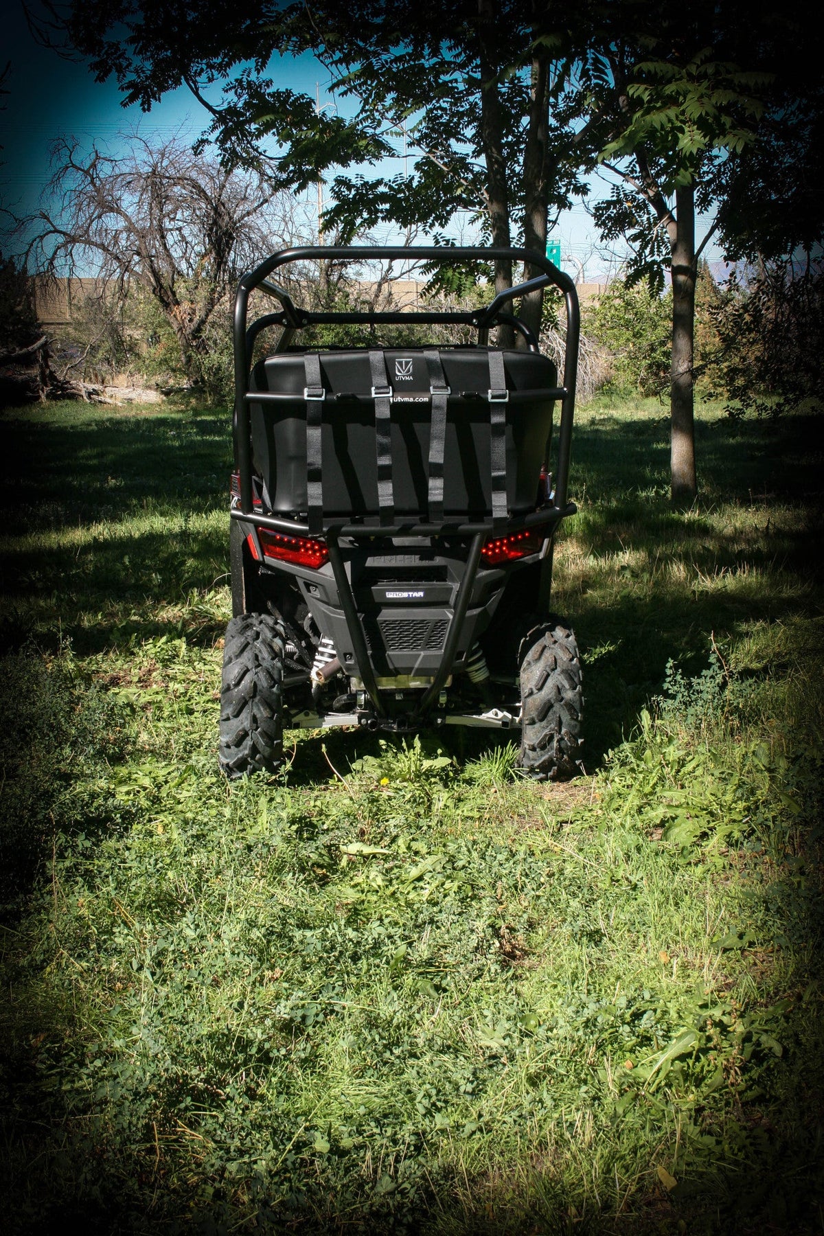 Photo of RZR 900 Back Seat and Roll Cage (2015-2020) by UTV Mountain Accessories - Premium Roll Cages for UTVs / Side by Sides