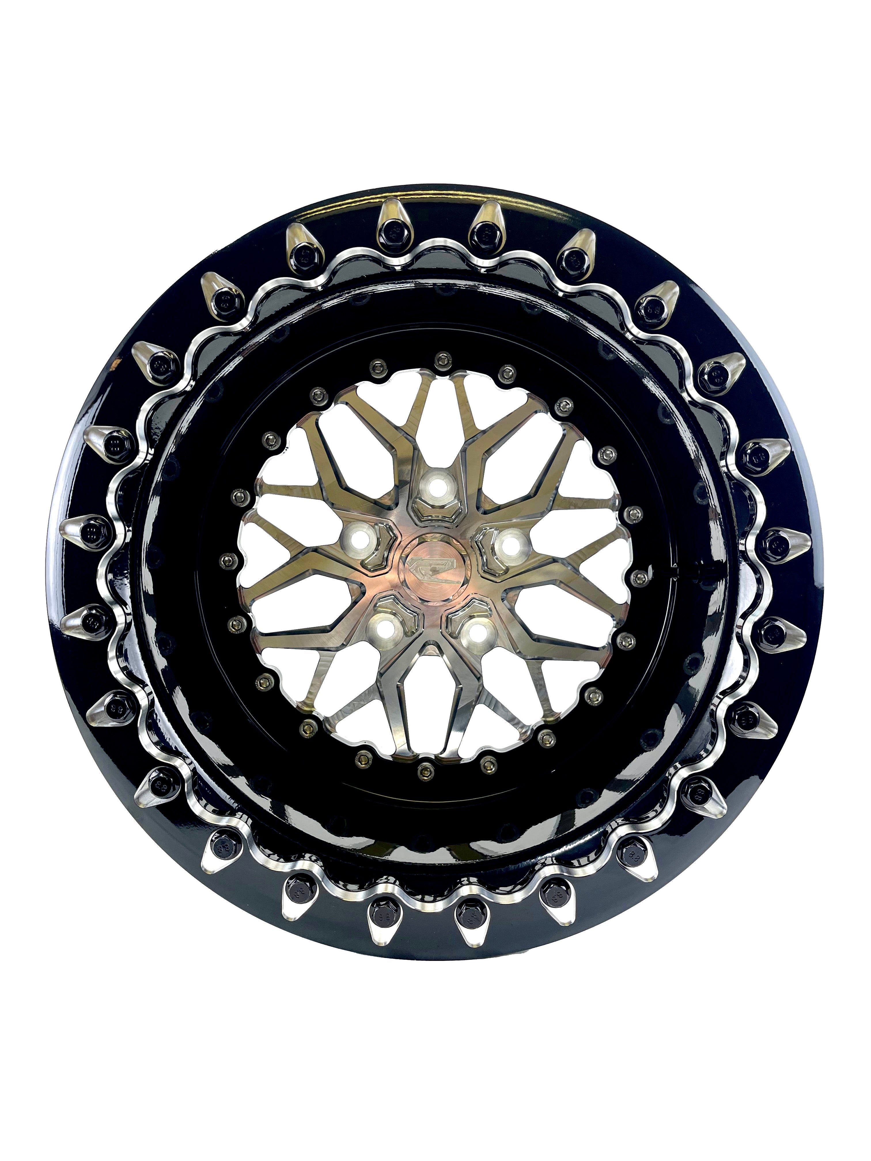 Photo of Impact - Beadlock - Silver RZR PRO R 5X4.5 by Ultra-light by Packard Performance - Premium for UTVs / Side by Sides