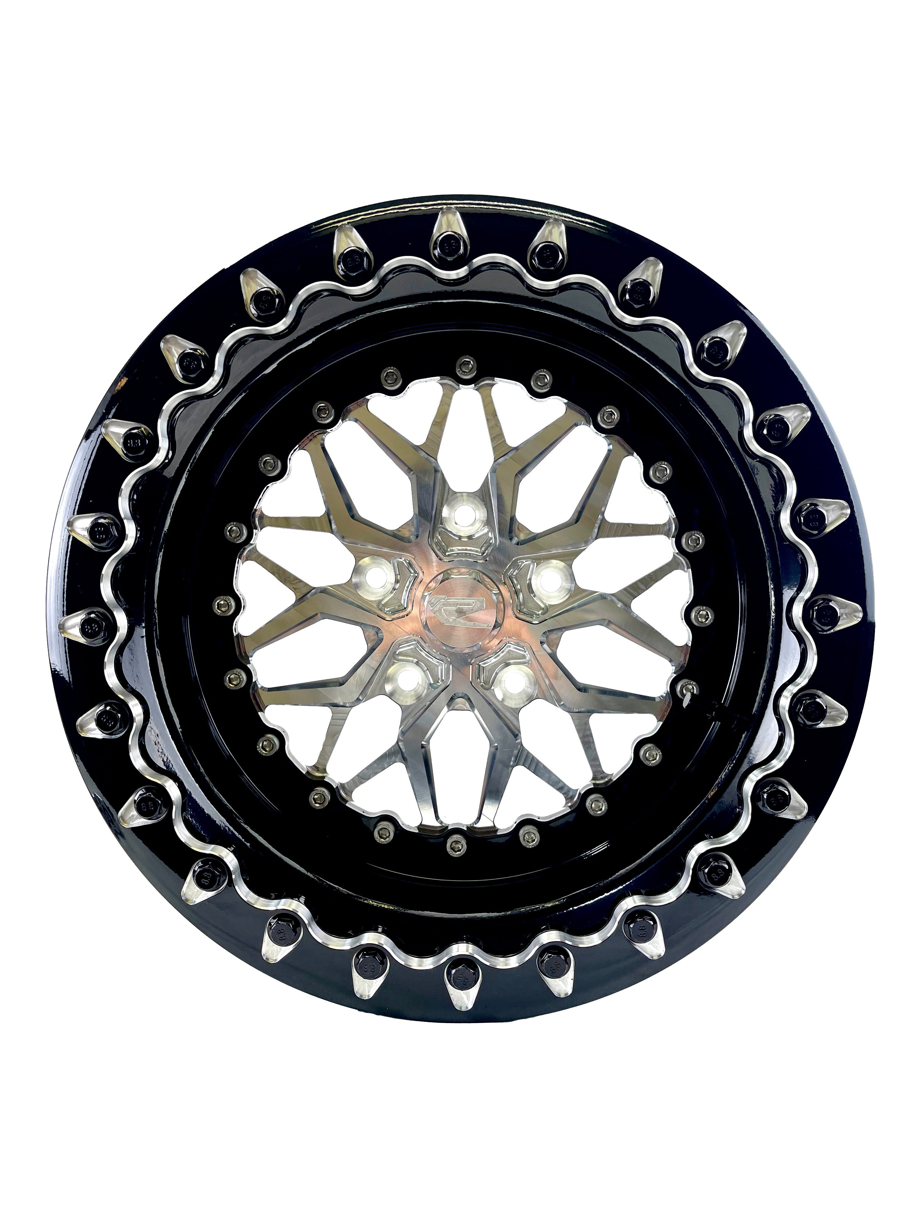 Photo of Impact - Beadlock - Silver RZR PRO R 5X4.5 by Ultra-light by Packard Performance - Premium for UTVs / Side by Sides