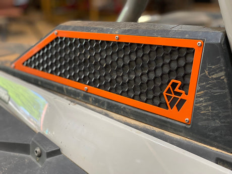 Photo of RZR XP TURBO/ TURBO S- SIDE VENT COVERS by L&W Fab - Premium Grilles for UTVs / Side by Sides