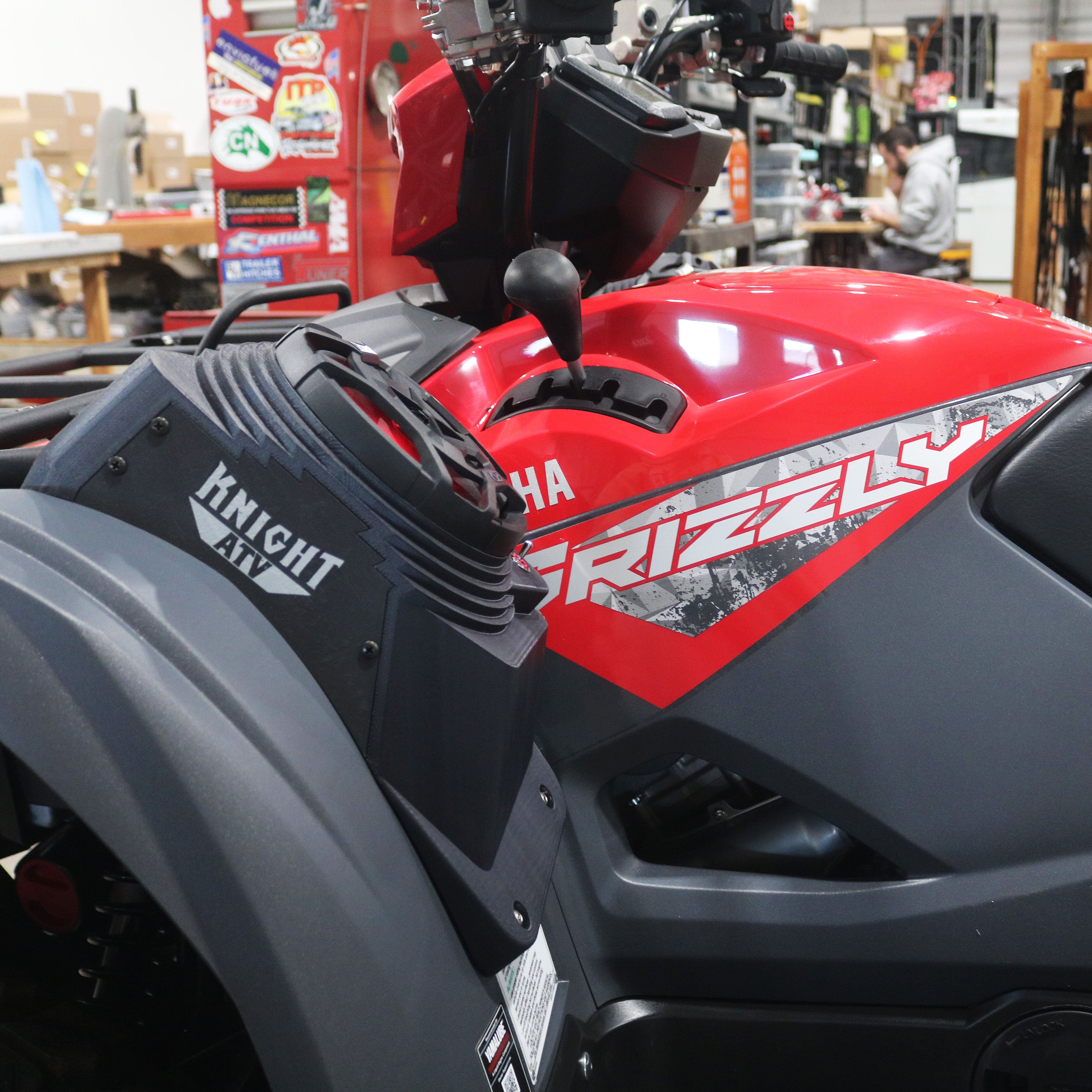Photo of Yamaha Grizzly 700 (16–25) Bluetooth LED ATV Sound System by Knight ATV - Premium Power Sports for UTVs / Side by Sides