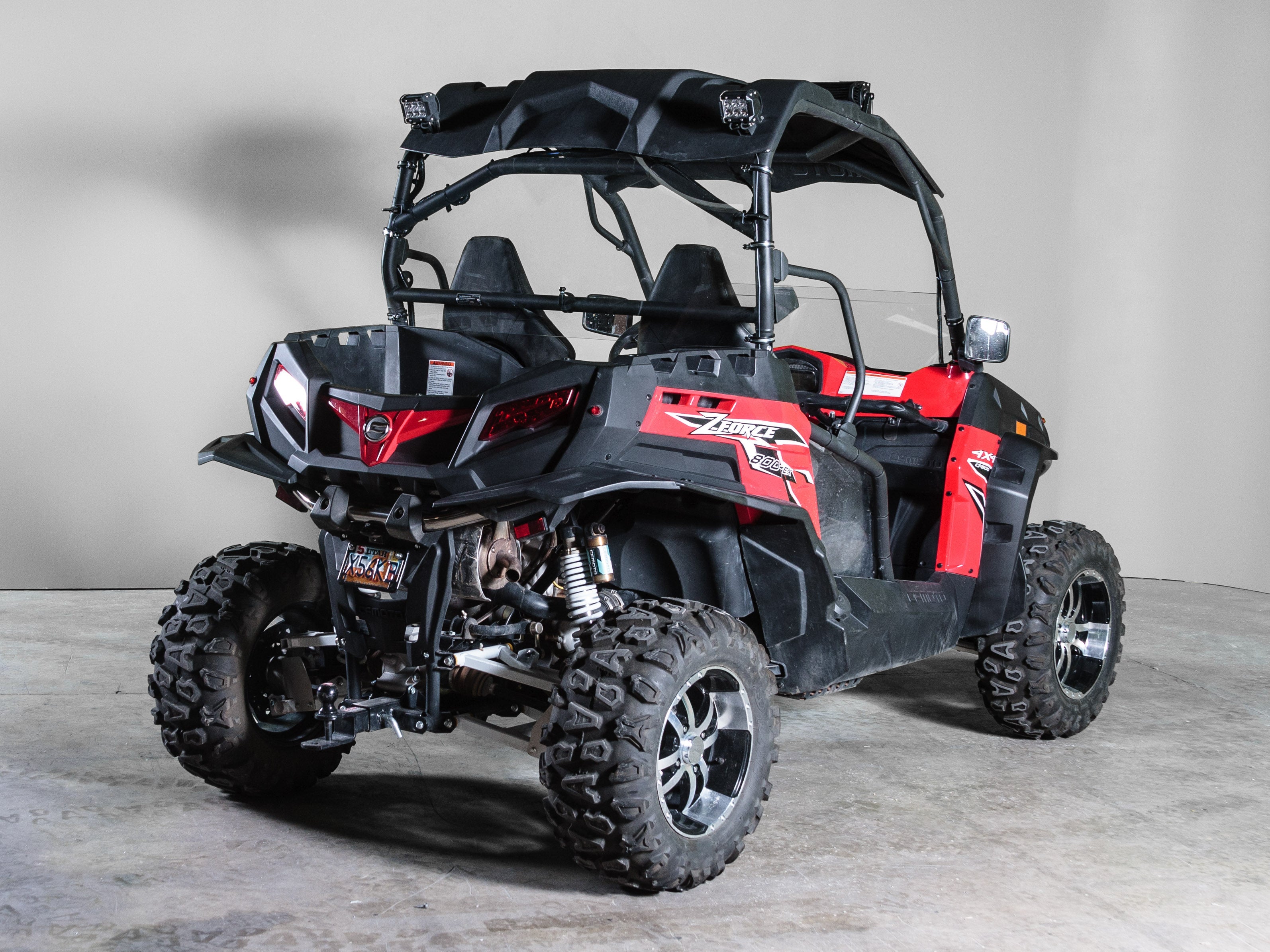 Photo of CFMOTO ZFORCE (EXCLUDES ZFORCE 950 & 2023 800 MODELS) REAR UTV WINDSHIELD (TK00565 & TK00566) by TerraRider UTV Windshields & Accessories - Premium for UTVs / Side by Sides