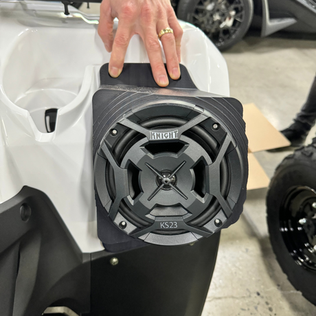 Photo of Brute Force 450 (24-25) Bluetooth LED ATV Sound System by Knight ATV - Premium Power Sports for UTVs / Side by Sides