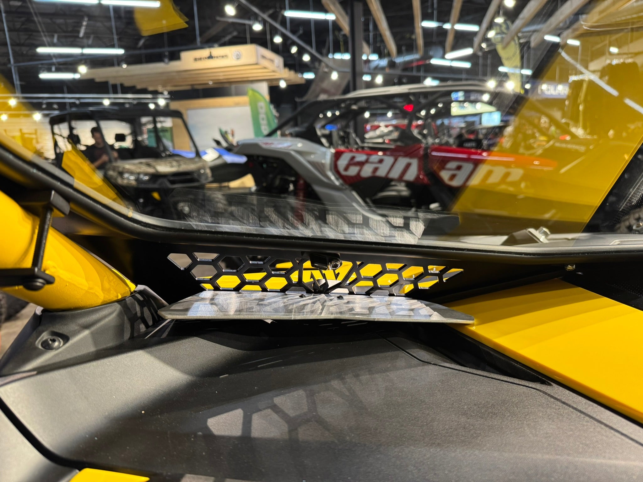 Photo of Maverick "R" Vented Glass Windshield with Wipers by Moto Armor - Premium for UTVs / Side by Sides